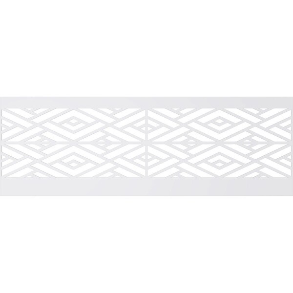 Ekena Millwork 32"H x 94 1/2"W Killeen PVC Wainscot Paneling Kit - WPK32X94KLN