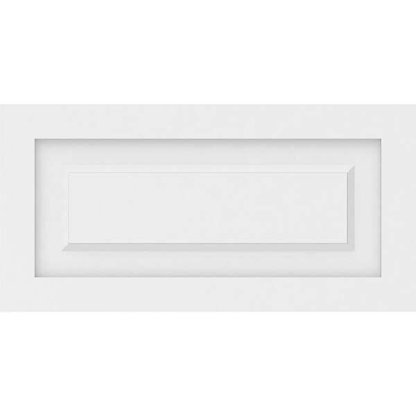 Ekena Millwork Harrison Raised Panel Decorative Wall Panel, 24"W x 12"H x 5/8"P - WALP24X12X062HAR