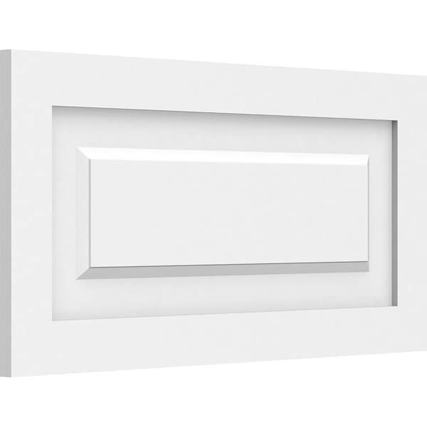 Ekena Millwork Harrison Raised Panel Decorative Wall Panel, 24"W x 12"H x 5/8"P - WALP24X12X062HAR