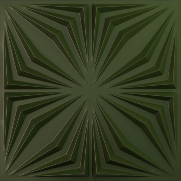 Ekena Millwork 19 5/8in. W x 19 5/8in. H Asher EnduraWall Decorative 3D Wall Panel Covers 2.67 Sq. Ft. - WP20X20AHGCG
