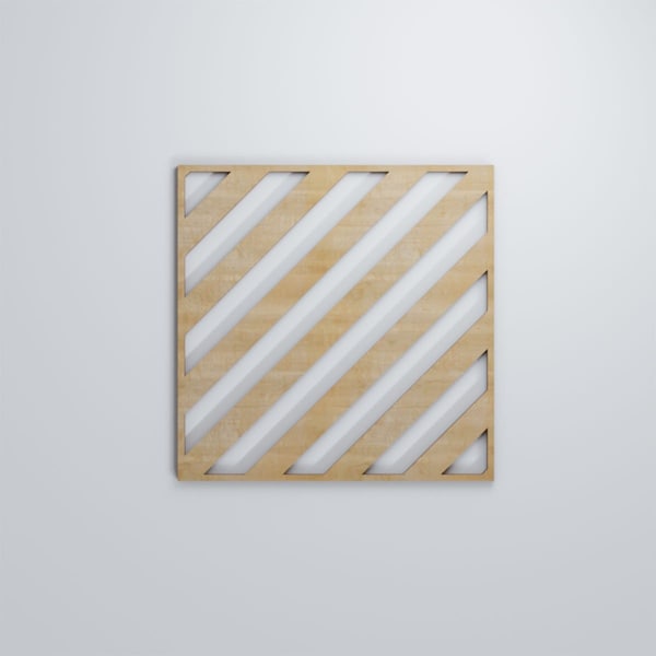 Ekena Millwork Medium Rothwell Decorative Fretwork Wood Wall Panels, Birch, 15 3/8"W x 15 3/8"H x 3/8"T - WALW16X16X0375RTWBI
