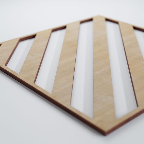 Ekena Millwork Medium Rothwell Decorative Fretwork Wood Wall Panels, Birch, 15 3/8"W x 15 3/8"H x 3/8"T - WALW16X16X0375RTWBI