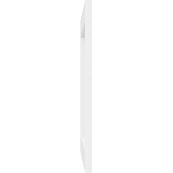 Ekena Millwork Prescott Decorative Wall Panel (Two-Piece), 38"W x 12"H x 3/8"P - WALP38X12X037PRE