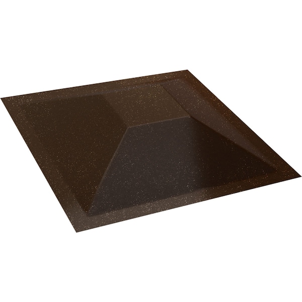 Ekena Millwork 11 7/8in. W x 11 7/8in. H Diane EnduraWall Decorative 3D Wall Panel Covers 0.98 Sq. Ft. - WP12X12DIAMB