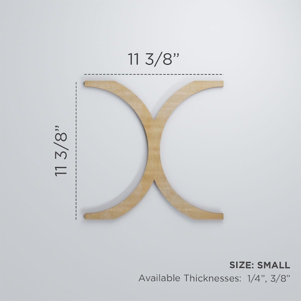 Ekena Millwork Small Beacon Decorative Fretwork Wood Wall Panels, Alder, 11 3/8"W x 11 3/8"H x 3/8"T - WALW12X12X0375BEAAL