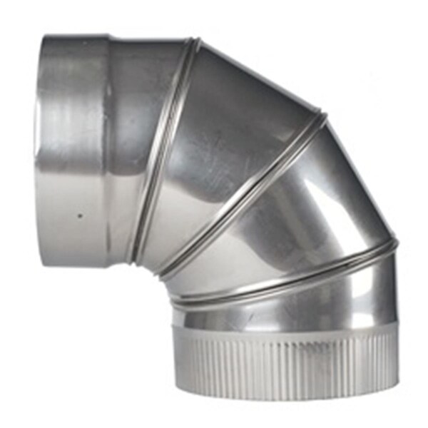 Fondo 5 in. Rhino Rigid 316L Stainless Steel 90 deg Adjustable Liner Elbow - FO1708160