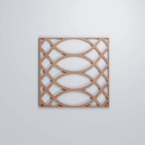 Ekena Millwork Medium Montrose Decorative Fretwork Wood Wall Panels, Wood (Paint Grde), 15 3/8"W x 15 3/8"H x 3/8"T - WALW16X16X0375MNTMF
