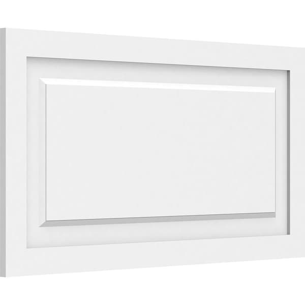 Ekena Millwork Harrison Raised Panel Decorative Wall Panel, 34"W x 18"H x 5/8"P - WALP34X18X062HAR