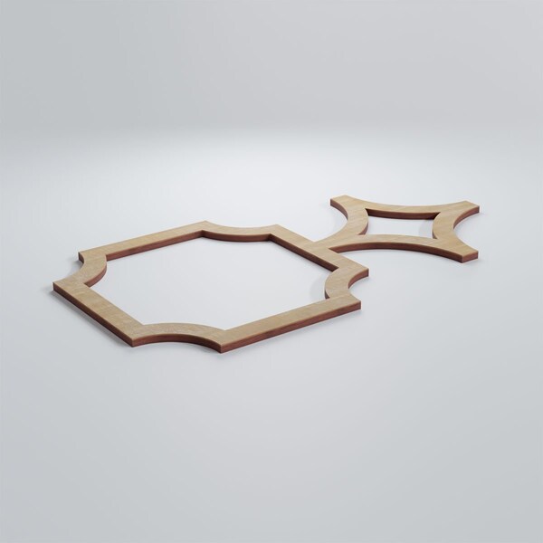 Ekena Millwork Small Anderson Decorative Fretwork Wood Wall Panels, Birch, 20 5/8"W x 11 3/8"H x 3/8"T - WALW12X12X0375ANDBI