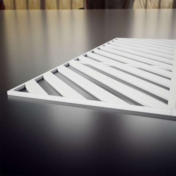 Ekena Millwork Medium Rothwell Decorative Fretwork Wall Panels in Architectural PVC, 15 3/8"W x 15 3/8"H x 3/8"T - WALP16X16RTW