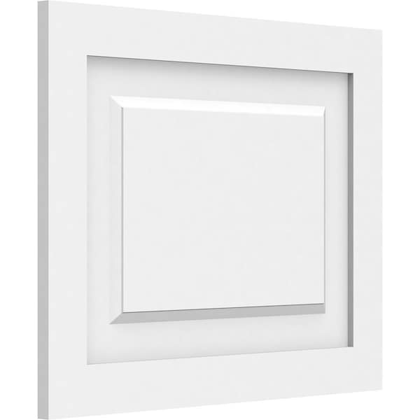 Ekena Millwork Harrison Raised Panel Decorative Wall Panel, 20"W x 16"H x 5/8"P - WALP20X16X062HAR