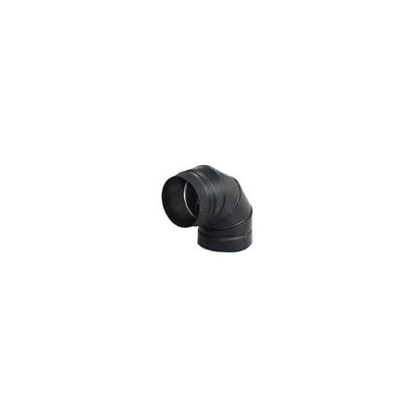 Integra Miltex Selkirk Corporation  6 Inch  Model DSP Double-Wall Stovepipe 90 Deg Elbow - 77350