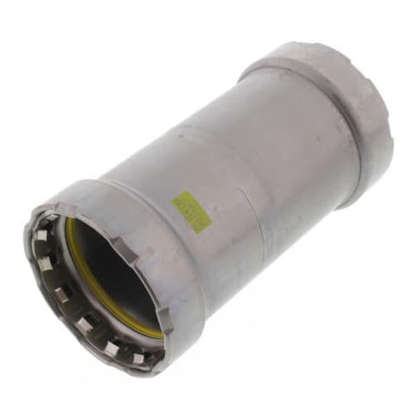 Escenografia 1.5 in. Steel Coupling with No Stop MegaPressG, Press x Press Fitting, Black - ES2926600