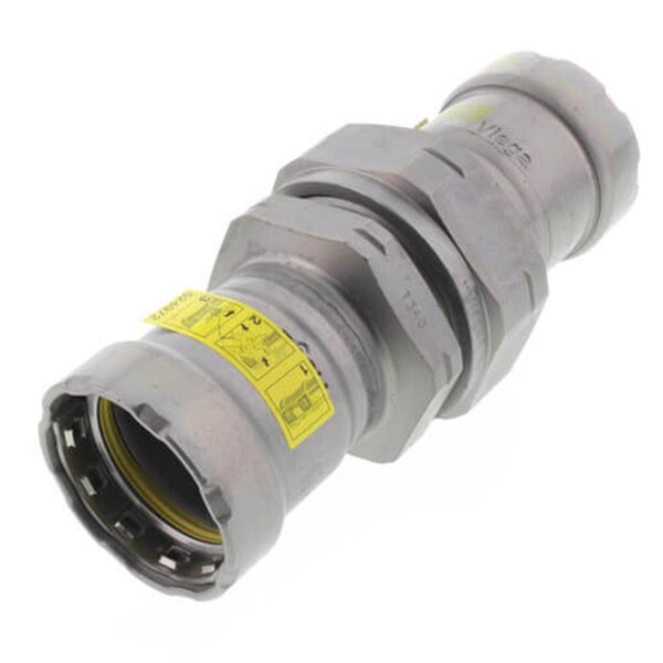 Escenografia 1 in. Steel Union MegaPressG, Press x Press Fitting, Black - ES3452087