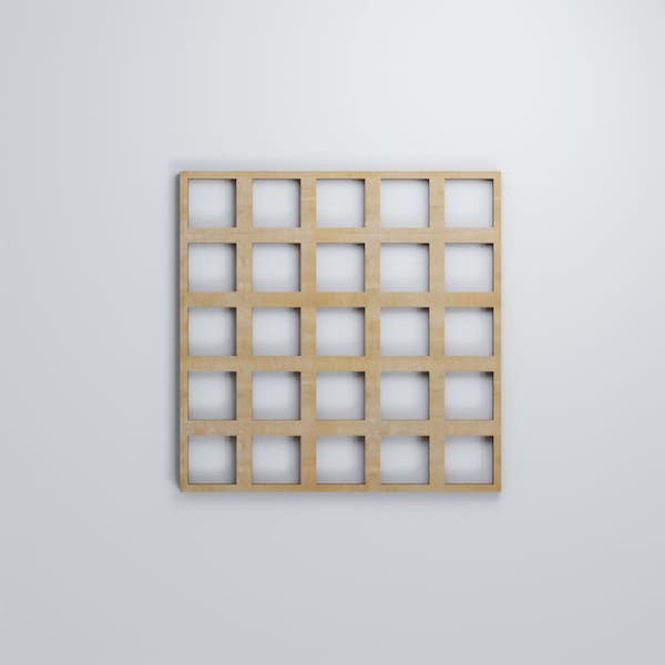 Ekena Millwork Small Manchester Decorative Fretwork Wood Wall Panels, Birch, 11 3/8"W x 11 3/8"H x 3/8"T - WALW12X12X0375MNCBI