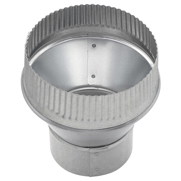 Imperial Mfg Imperial 3 in. D X 6 in. D Galvanized Steel Furnace Pipe Increaser - GV1752