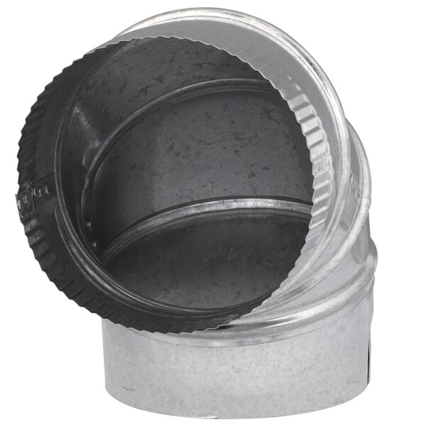 Imperial Mfg Imperial 6 in. D X 6 in. D Adjustable 90 deg Galvanized Steel Furnace Pipe Elbow - GV0296-C