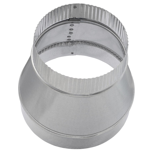 Imperial Mfg Imperial 8 in. D X 6 in. D Galvanized Steel Furnace Pipe Reducer - GV1351