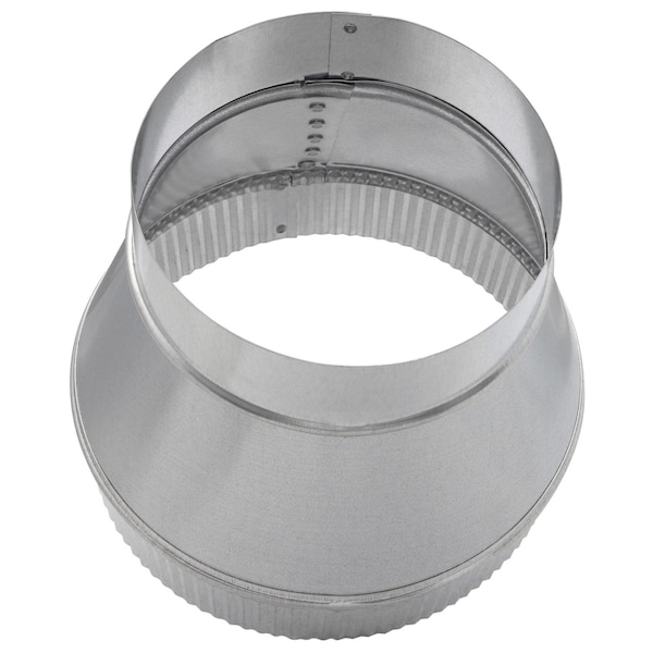 Imperial Mfg Imperial 6 in. D X 8 in. D Galvanized Steel Furnace Pipe Increaser - GV1360