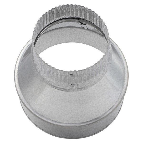 Imperial Mfg Imperial 6 in. D X 4 in. D Galvanized Steel Furnace Pipe Reducer - GV1417