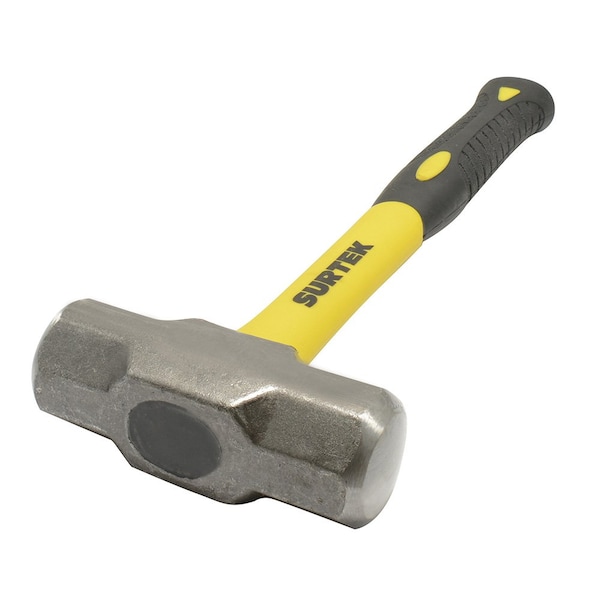 Surtek Octagonal 2-Pound Steel Hammer, Fiberglass Handle - MARR2FV