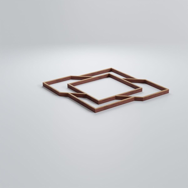 Ekena Millwork Extra Small Monument Decorative Fretwork Wood Wall Panels, Birch, 7 3/8"W x 7 3/8"H x 3/8"T - WALW08X08X0375MMTBI