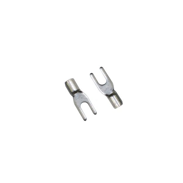 Terminal eléctrico sin aislar de espiga / horquilla de 16-14 AWG de Superior Electric, Paquete de 25 - Y23