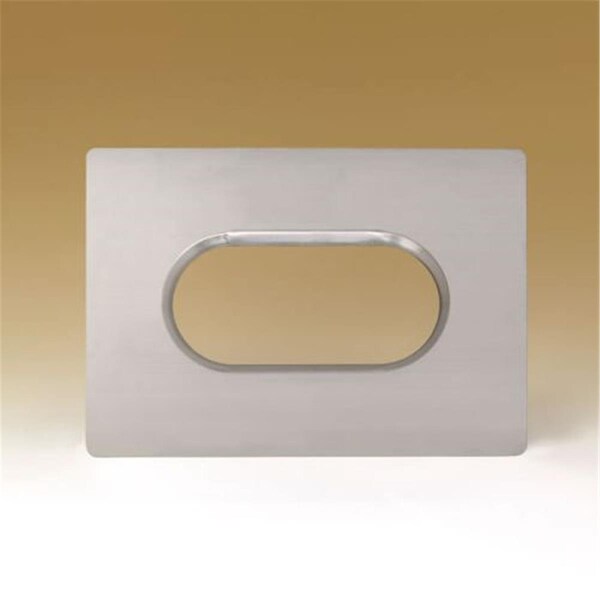 Home Saver 18 x 18 in. 18 guage Large OvalFlex Top-Bottom Plate, 304-Alloy - 21435