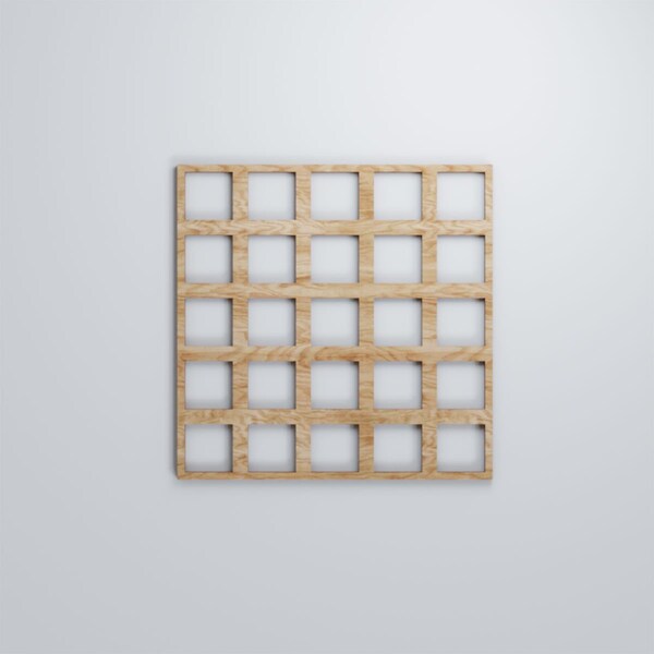 Ekena Millwork Medium Manchester Decorative Fretwork Wood Wall Panels, Red Oak, 15 3/8"W x 15 3/8"H x 3/8"T - WALW16X16X0375MNCRO