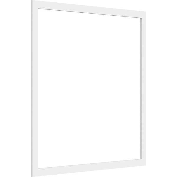 Ekena Millwork Prescott Decorative Wall Panel (Two-Piece), 34"W x 34"H x 3/8"P - WALP34X34X037PRE