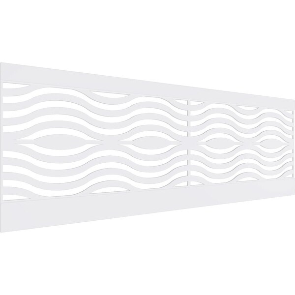 Ekena Millwork 32"H x 94 1/2"W Parker PVC Wainscot Paneling Kit - WPK32X94PKR