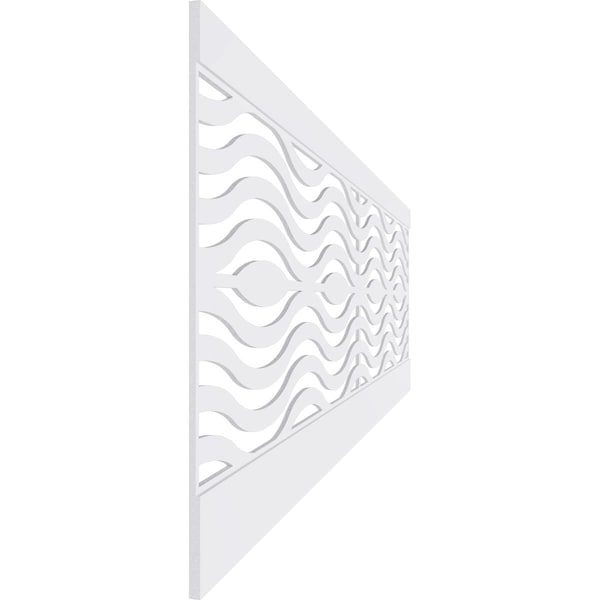 Ekena Millwork 32"H x 94 1/2"W Parker PVC Wainscot Paneling Kit - WPK32X94PKR
