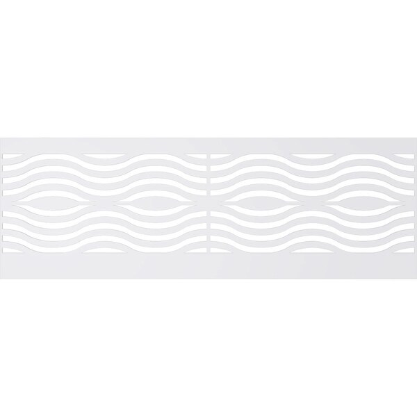 Ekena Millwork 32"H x 94 1/2"W Parker PVC Wainscot Paneling Kit - WPK32X94PKR