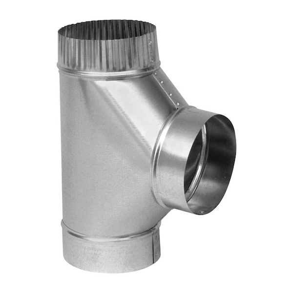Imperial Mfg Imperial 7 in. X 7 in. X 7 in. Galvanized Steel Furnace Pipe Tee - GV0895