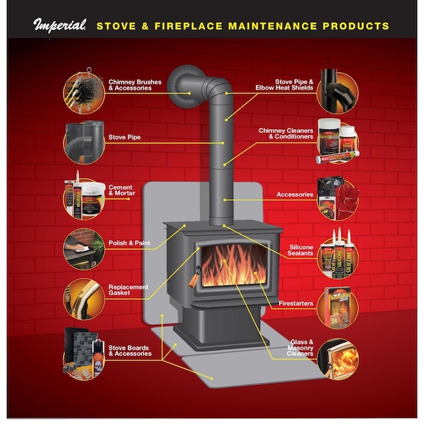 Imperial Imperial 6 in. D X 24 in. L Steel Stove Pipe - BM0111
