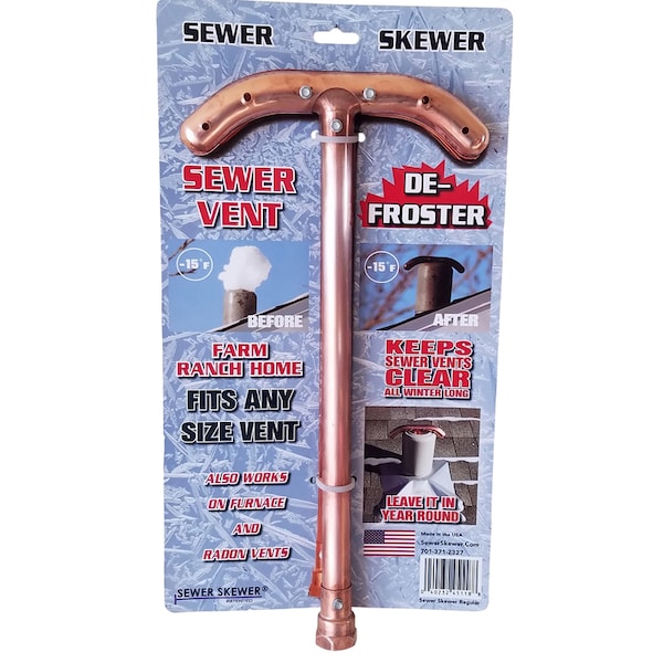 Sewer Skewer Sewer Skewer 17 in. L Copper Sewer Vent Defroster - 451188