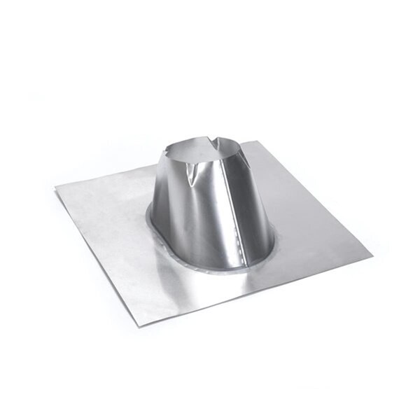 Perfectpillows M &amp; G Duravent 6DT-F6DSA 6 Inch Duratech Dead Soft Aluminum Roof Flashing 0/12 - 6/12 Pitch - PE2547657