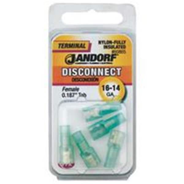 Giro Disco Terminal Aislante de Nylon de .187 pulgadas 60865 - SW3673899