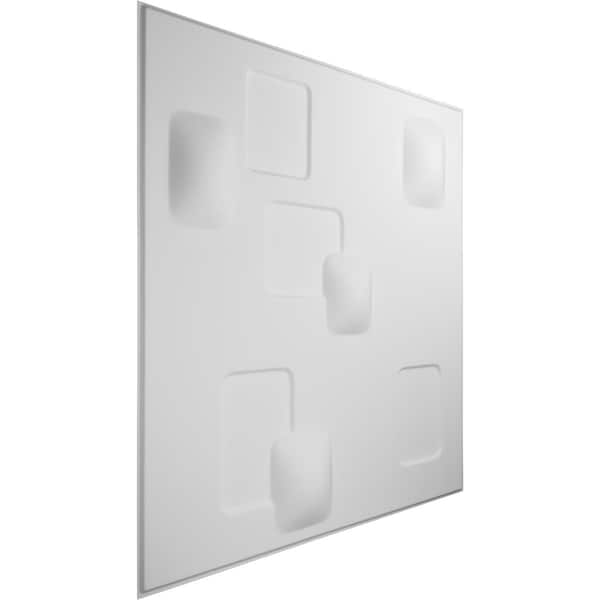 Ekena Millwork 19 5/8in. W x 19 5/8in. H Avila EnduraWall Decor 3D Wall Panel Covers, Total 26.75 Sq. Ft., 10PK - WP20X20AVWH-CASE-10
