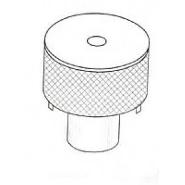 Fmi Products Llc FMI RTT-8DM 8 Inch Round Cap with Slip Section and Mesh - RTT-8DM