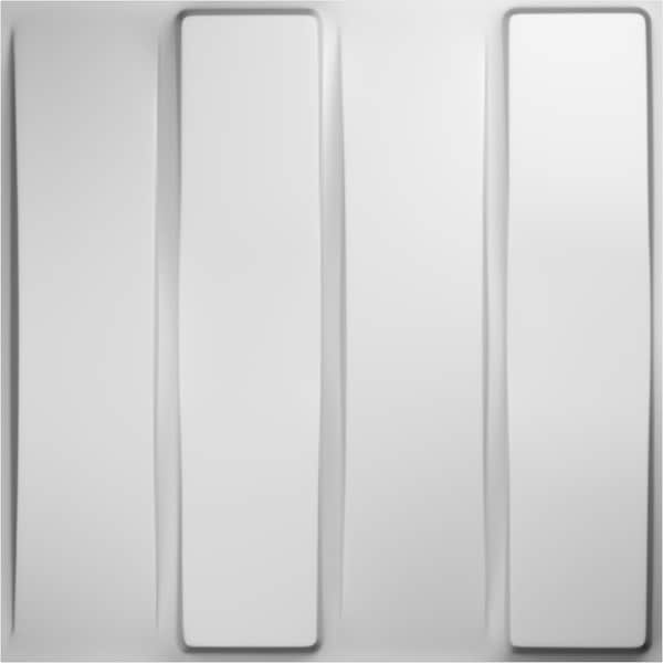 Ekena Millwork 19 5/8in. W x 19 5/8in. H Caputo EnduraWall Decor 3D Wall Panel Covers, Total 32.1 Sq. Ft., 12PK - WP20X20CAWH-CASE-12