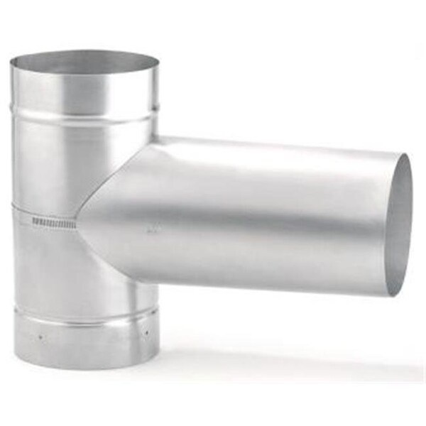 Integra Miltex Selkirk Corporation 821674 6 Inch  Heatfab Short Tee With 10 Inch  Removable  Crimped Take Off - 21674