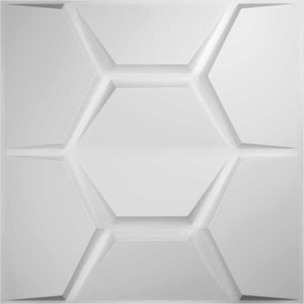 Ekena Millwork 19 5/8in. W x 19 5/8in. H Colony EnduraWall Decorative 3D Wall Panel, White, 10PK - WP20X20CYWH-CASE-10