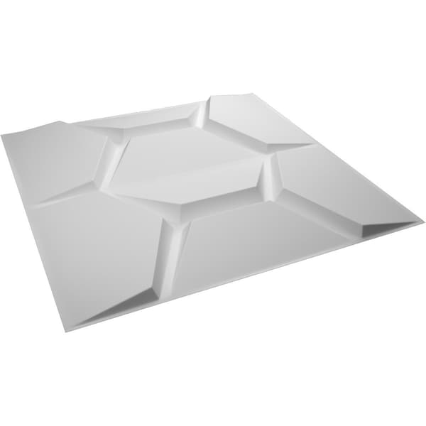 Ekena Millwork 19 5/8in. W x 19 5/8in. H Colony EnduraWall Decorative 3D Wall Panel, White, 10PK - WP20X20CYWH-CASE-10