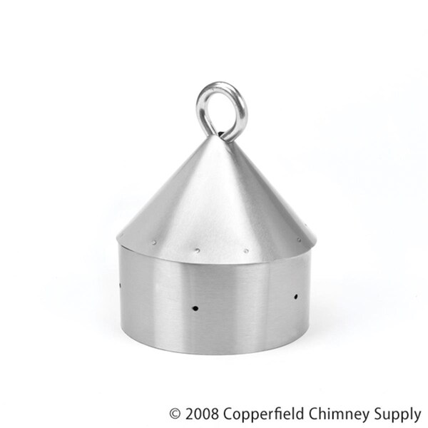 Cd Chimney 3 Inch HomeSaver Pro/UltraPro Roundflex End Cone Attaches With Screws. - 17103