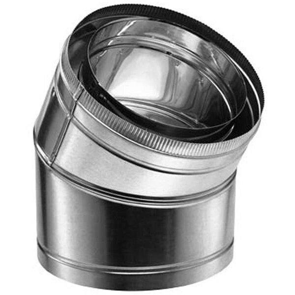 First Floor Designs 12DCA-E30 12 in. DuraChimney II 30deg Elbow - FI2848687