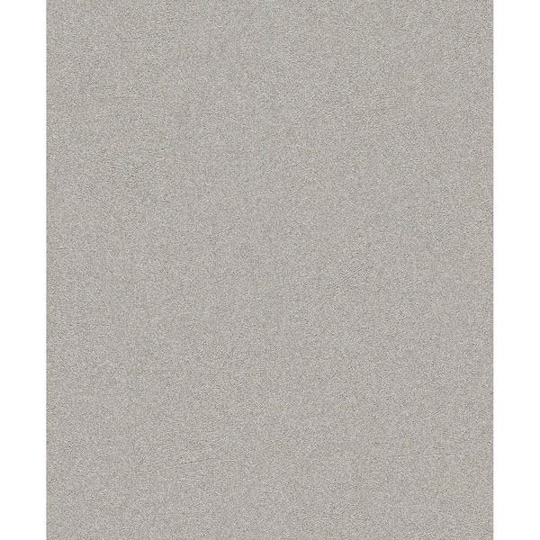 Manhattan Comfort Lanester Blain Sterling Texture 33 ft L X 209 in W Wallpaper - BR4096-520255