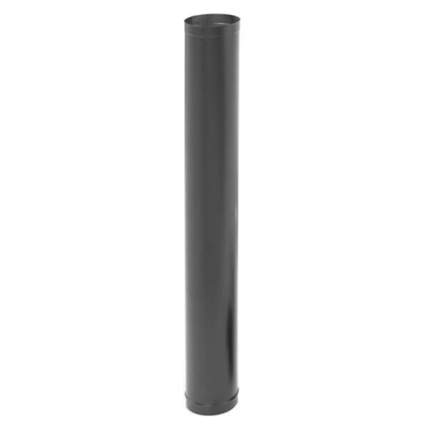 Perfectpillows M &amp; G Duravent 6DBK-12 6 Inch x 12 Inch Dura-Vent Dura-black 24-ga. Welded Black Stovepipe - PE2547638