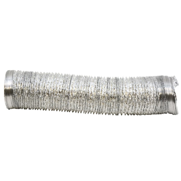 Jones Stephens 4in. x 8ft Flexible Aluminum Foil Ducting - D04059