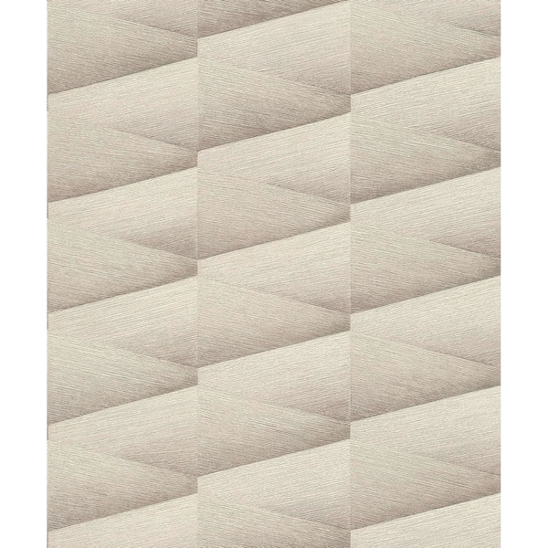 Manhattan Comfort Kent Shae Grey Geo 33 ft L X 209 in W Wallpaper - BR4096-554632